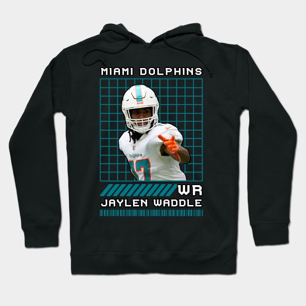 JAYLEN WADDLE - WR - MIAMI DOLPHINS Hoodie by Mudahan Muncul 2022